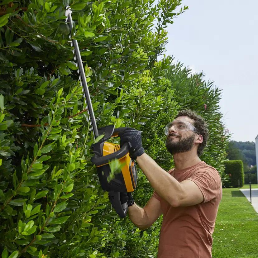 Häcksax STIGA HT 500e Med Batteri & Laddare