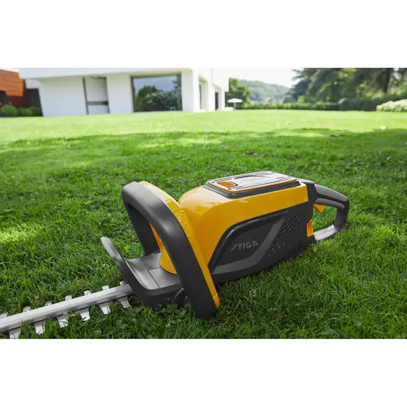Häcksax STIGA HT 500e Med Batteri & Laddare