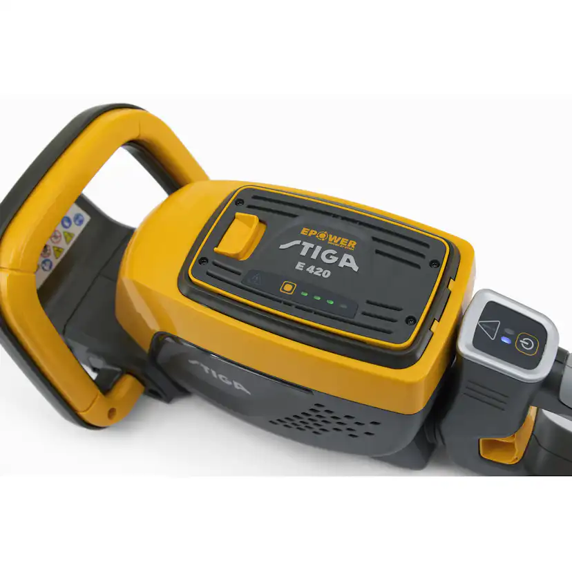 Häcksax STIGA HT 500e Med Batteri & Laddare