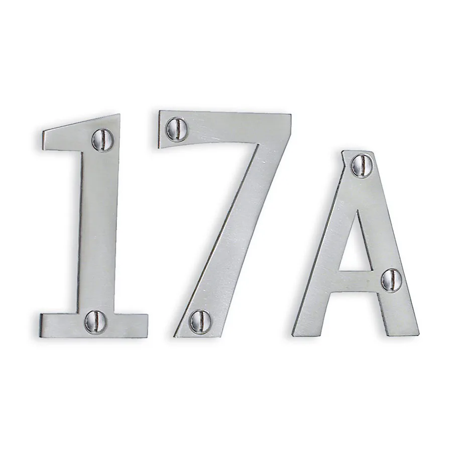 Husnummer Beslagsboden Rostfritt Stål