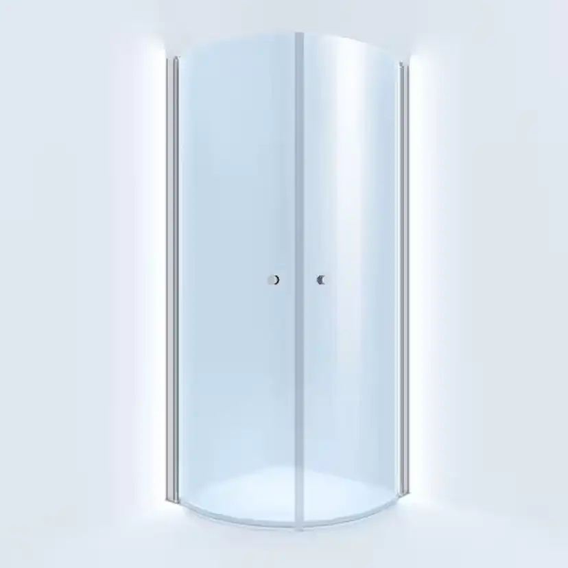 Duschhörn Arrow Basic Round Klarglas