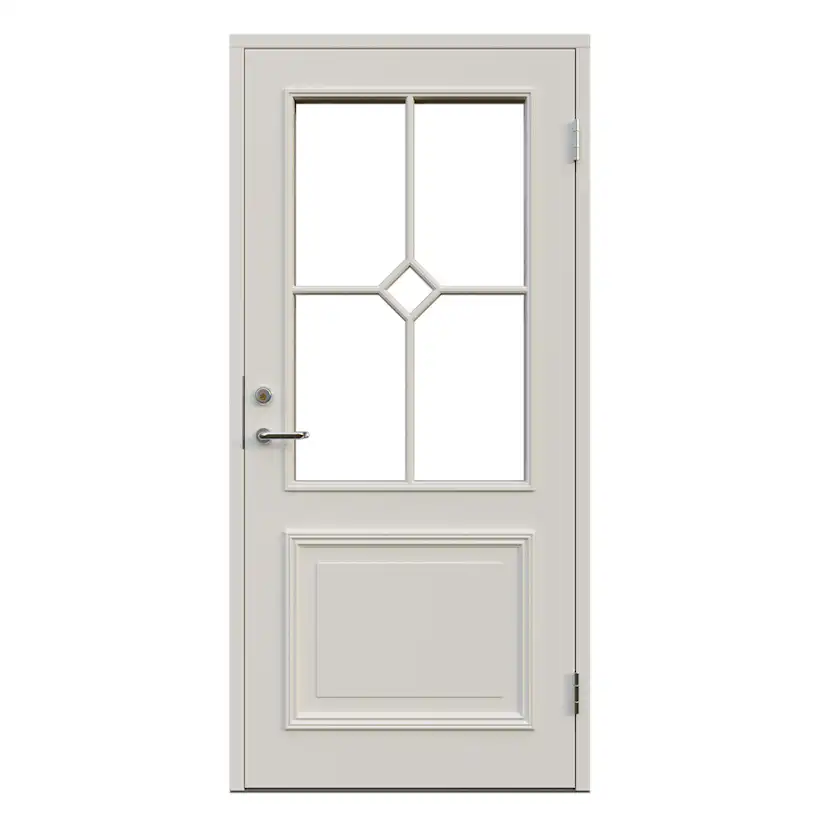 Ytterdörr Leksandsdörren Brenäs Klarglas Eco74 RC2N