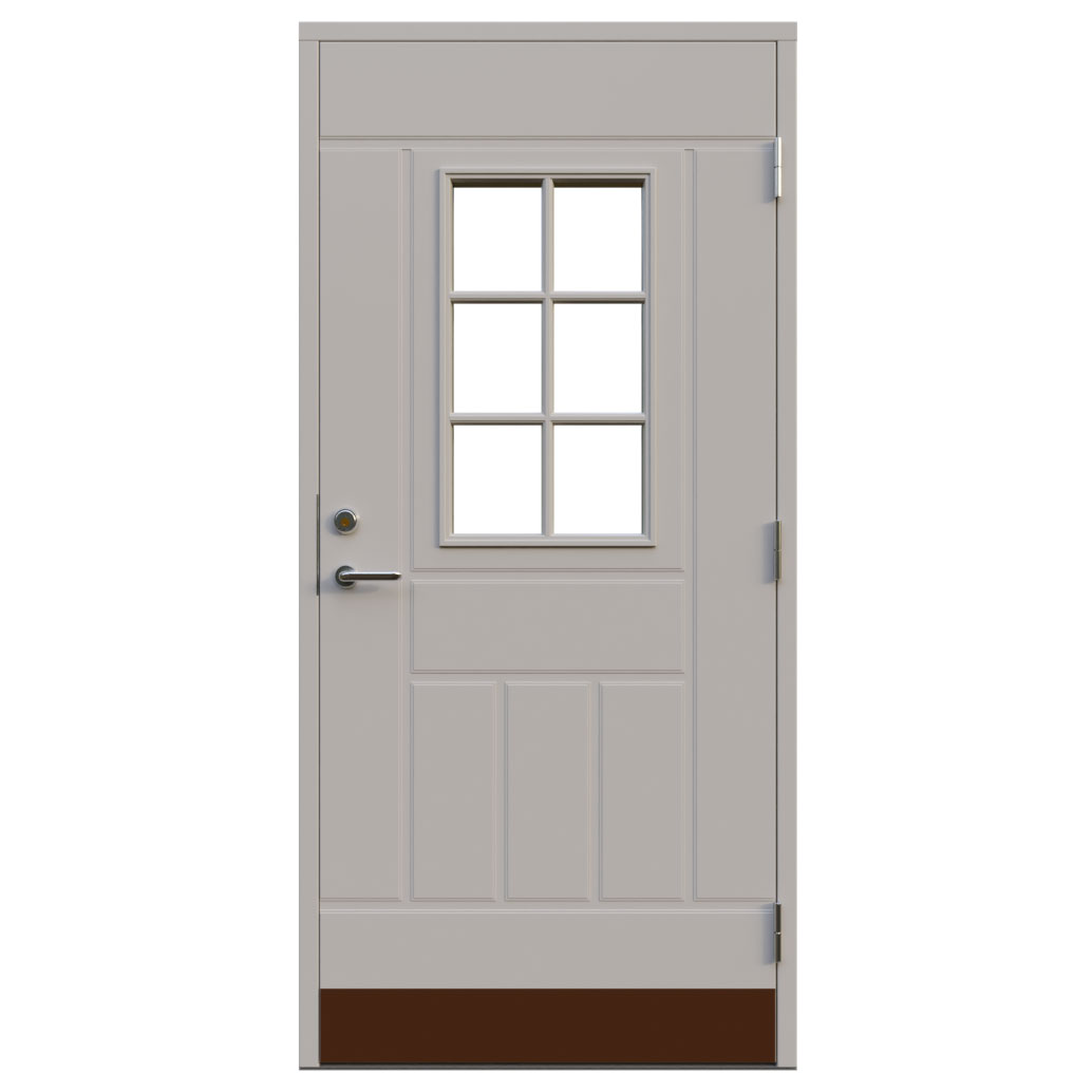 Ytterdörr Leksandsdörren Tibble Glas Eco74 RC2N