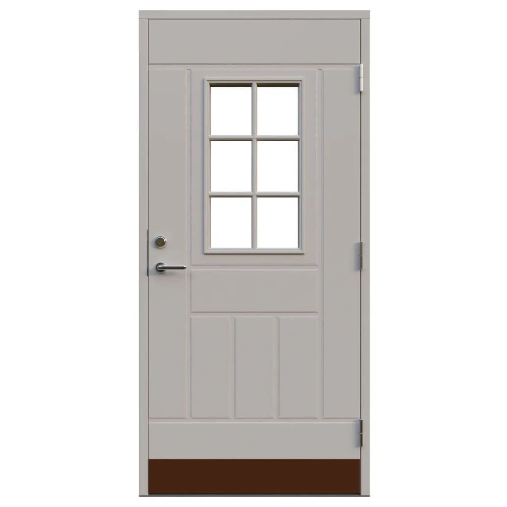 Ytterdörr Leksandsdörren Tibble Glas Eco74 RC2N