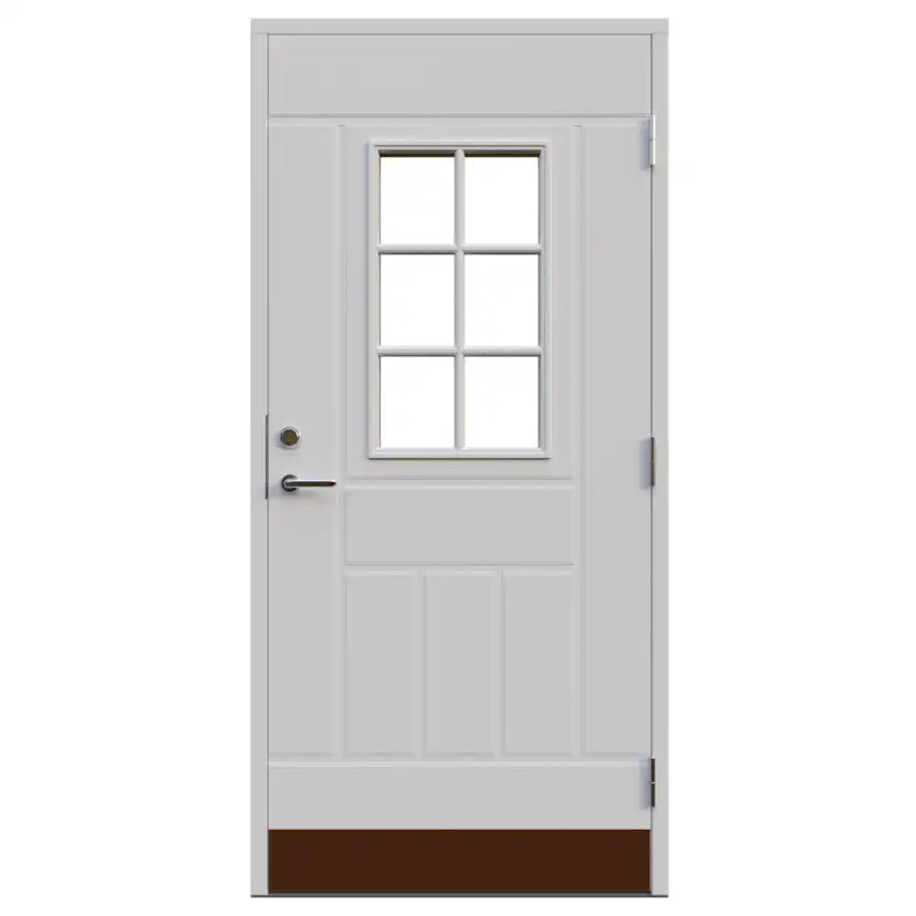 Ytterdörr Leksandsdörren Tibble Glas Eco74 RC2N