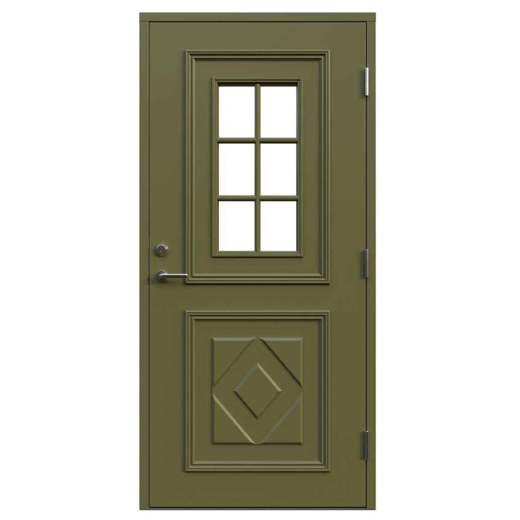 Ytterdörr Leksandsdörren Björkberg Eco74 RC2N