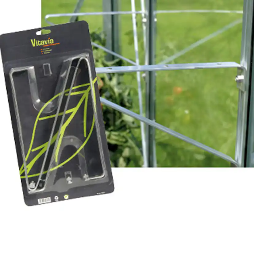 Hyllor Vitavia Hyllkonsoler för Växthus 2 st