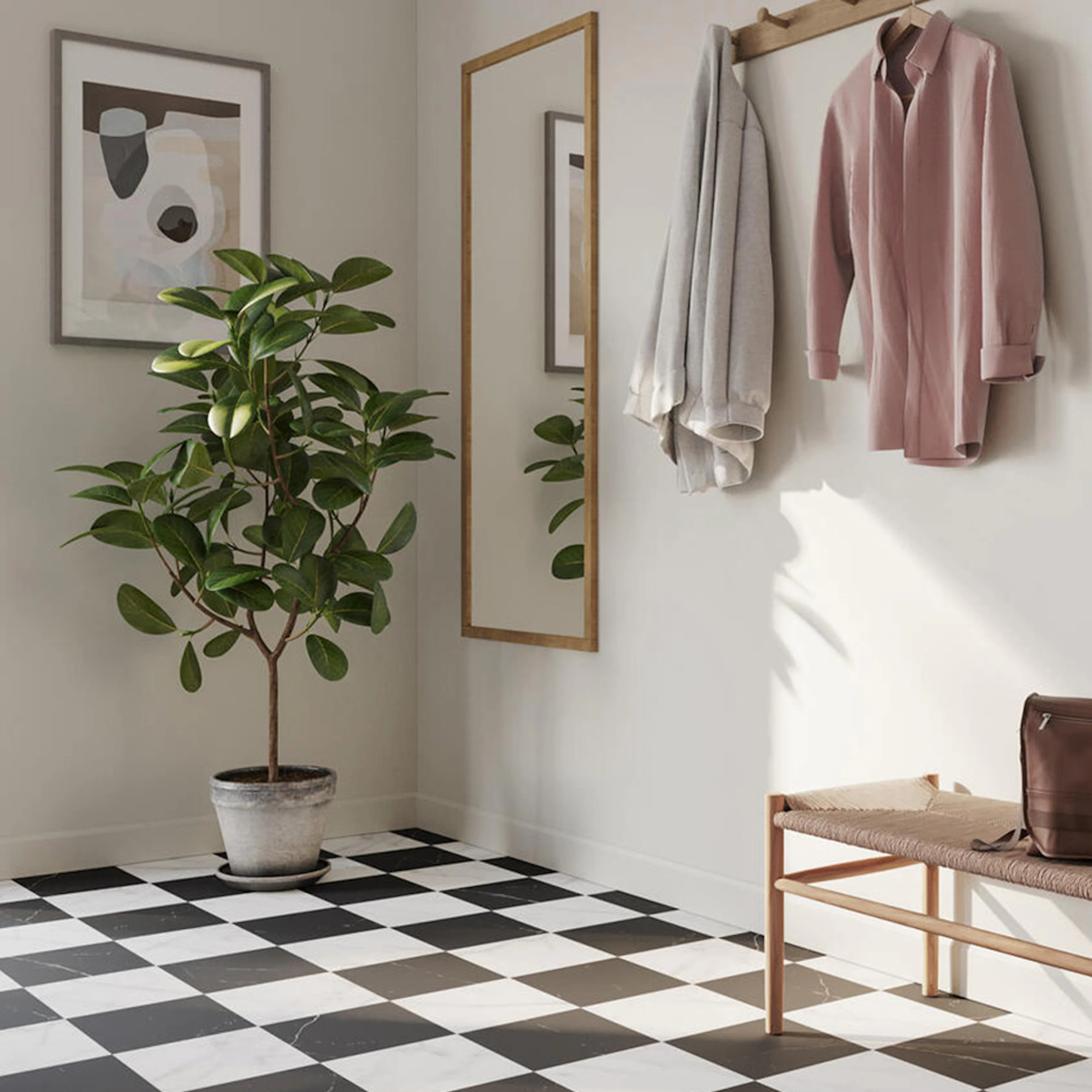 Vinylgolv Tarkett 200 Iconik 240 Logis Black & White