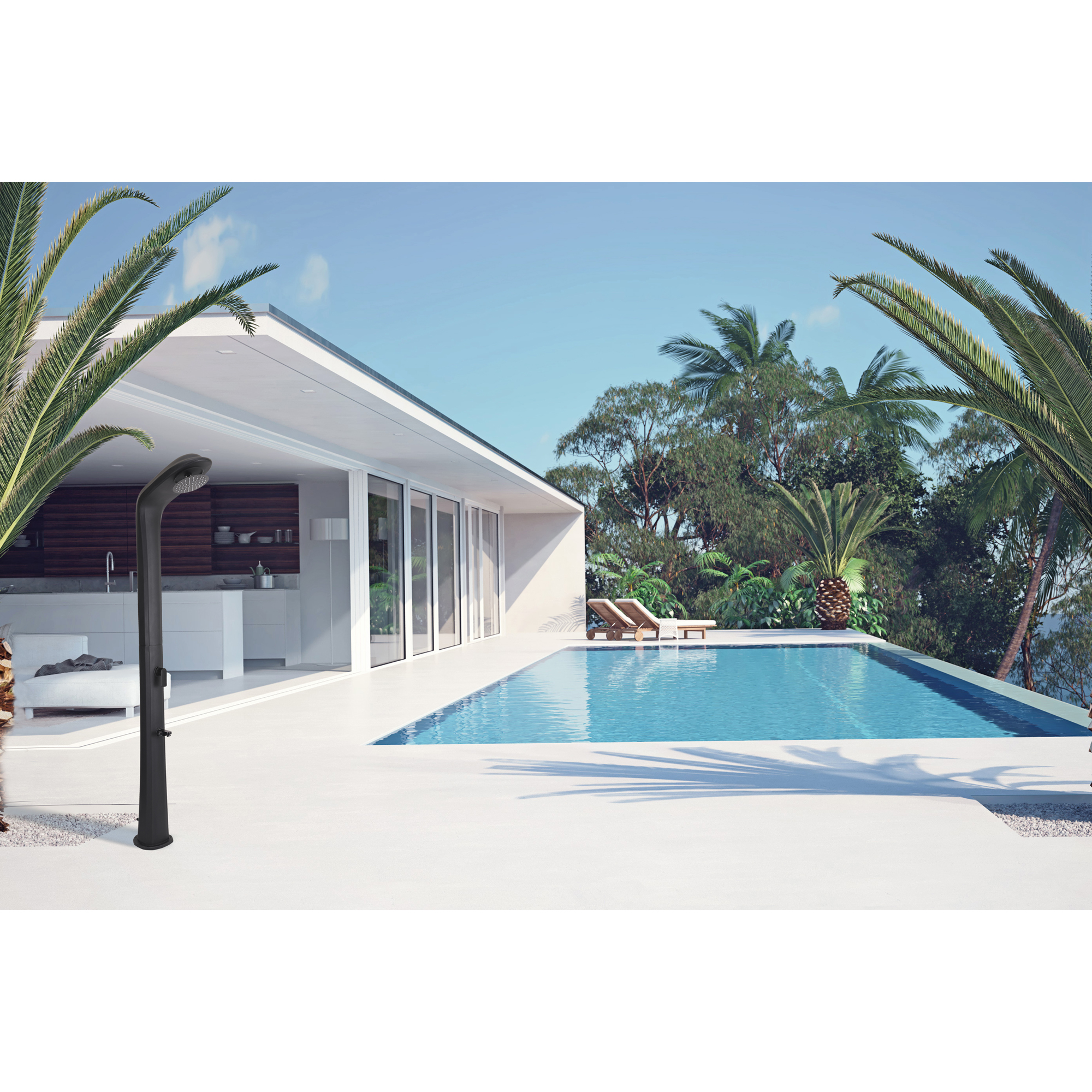 Utedusch Swim & Fun Madrid Soluppvärmd 30L