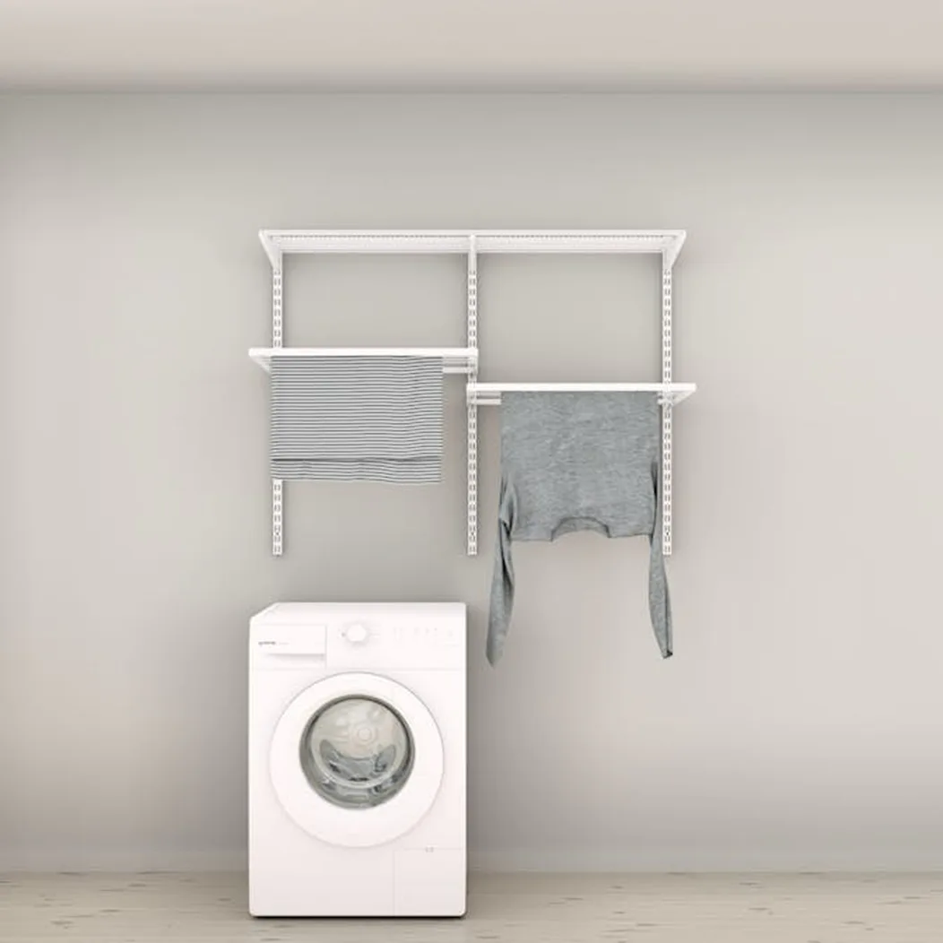 Tvättlösning Elfa Ready Solution Classic 2 Vit B: 1248 mm