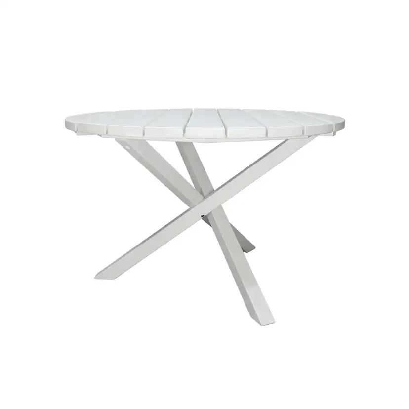 Matgrupp Baltic Garden Scottsdale Ø112 Med 4 Båstad Stolar