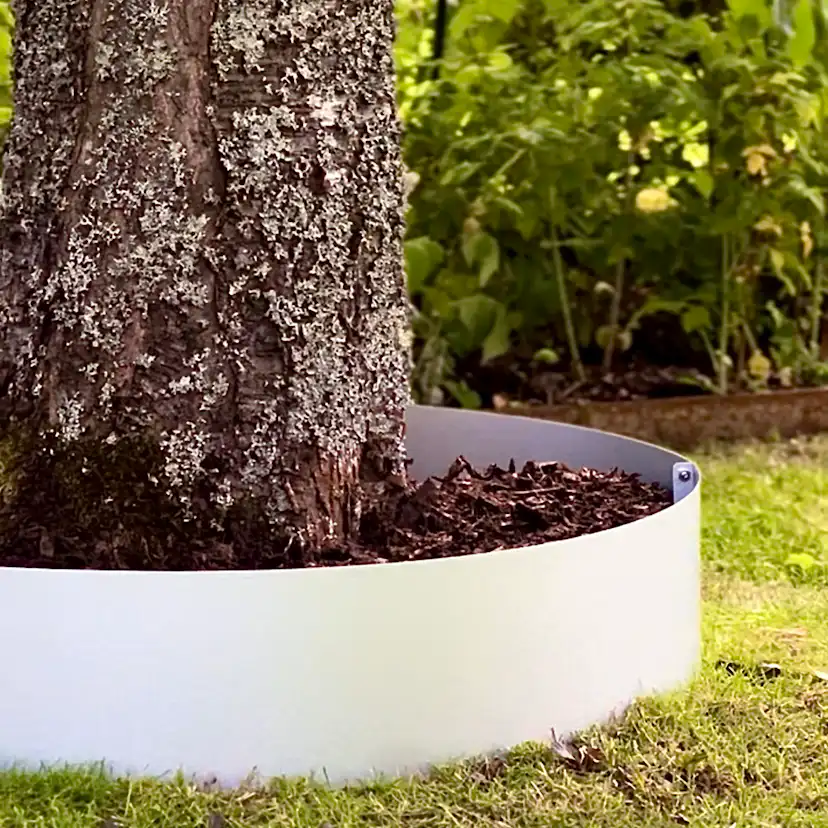 Rabattkant Skotte Garden Svart Trädring i Stål, Gräskant & Odlingskant, ⌀65 cm