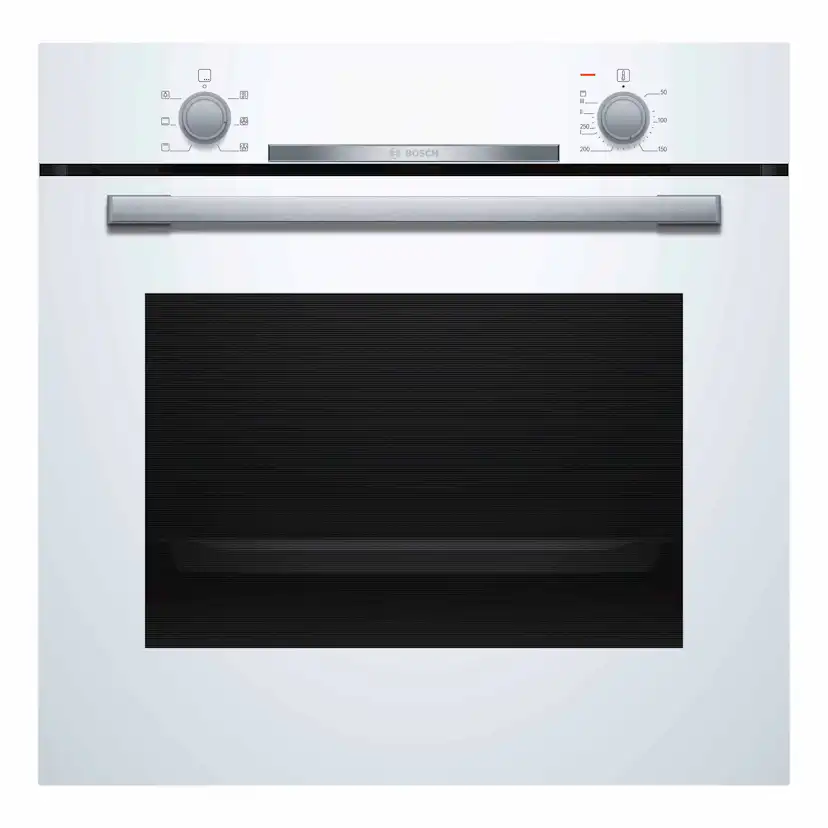Inbyggnadsugn Bosch Serie 2 HBA530BW0S Vit med Varmluft