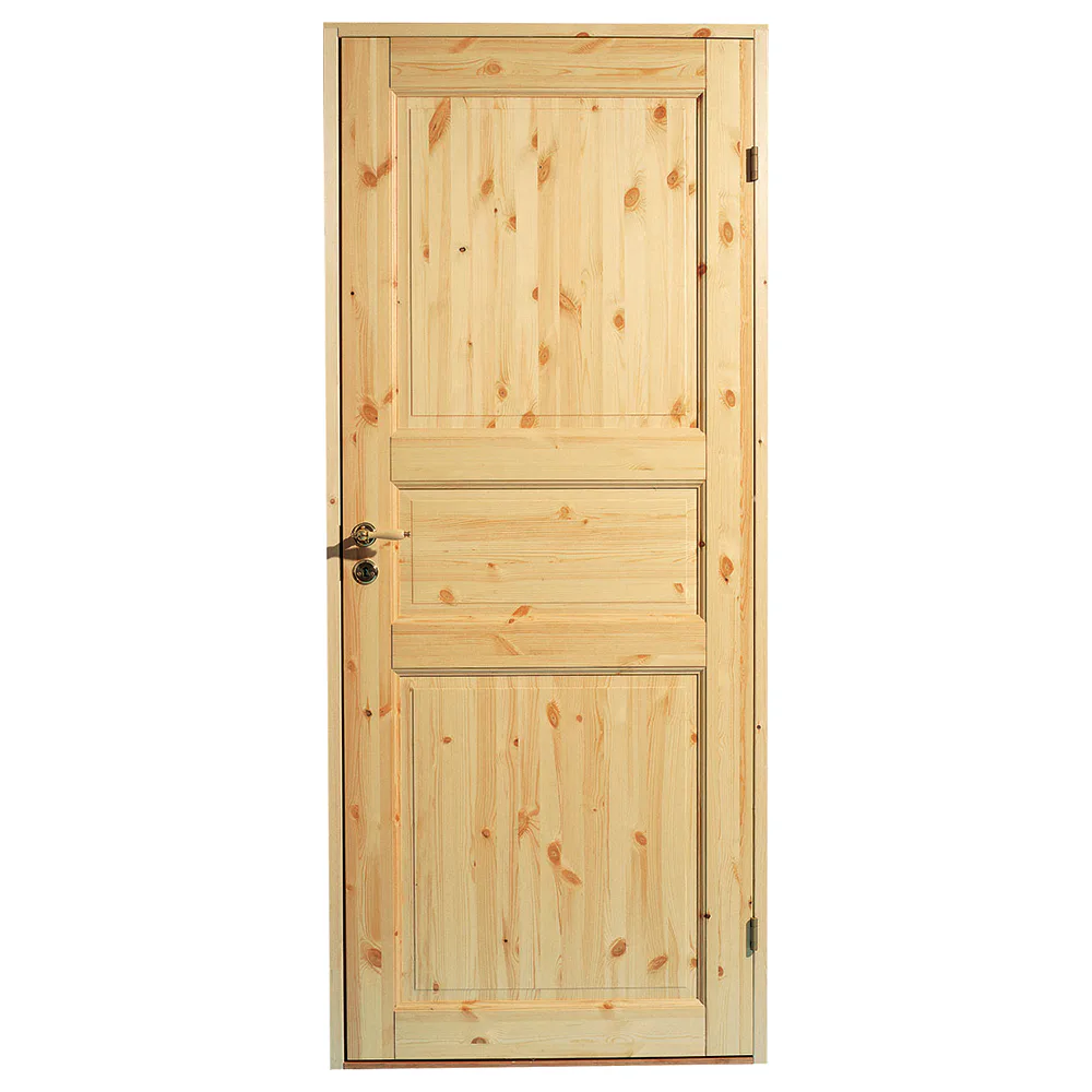 Innerdörr Br. Johansson Allmoge 3 Obehandlad Furu