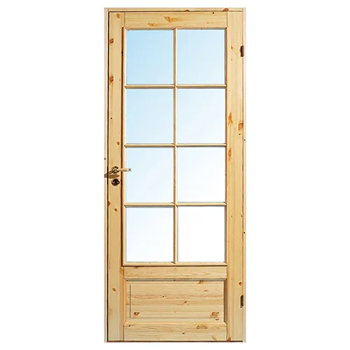 Innerdörr Br. Johansson Allmoge SP8 Obehandlad Furu Klarglas