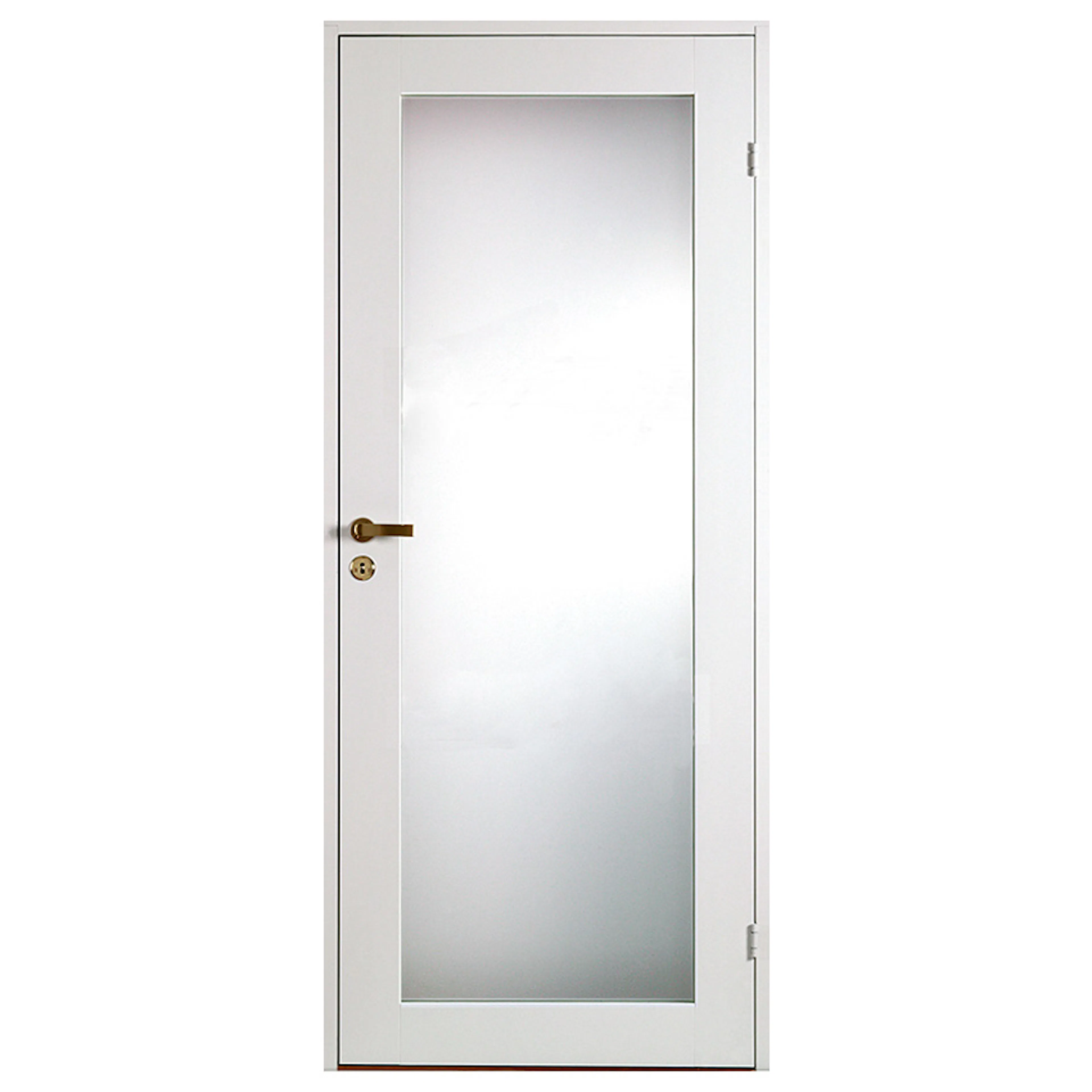 Innerdörr Diplomat Contur Vit Frostat Glas Helglas