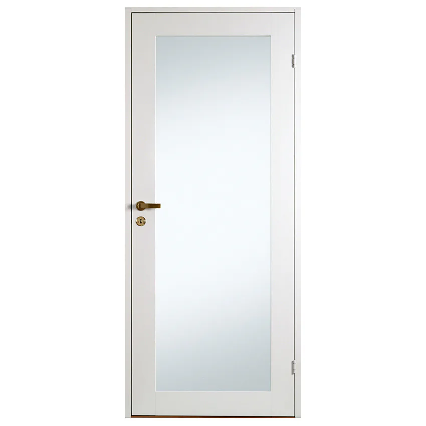 Innerdörr Diplomat Contur Vit Klarglas Helglas