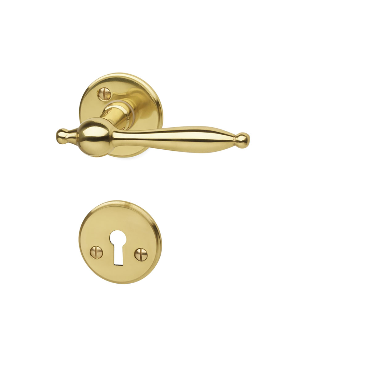 Innerdörrhandtag A9685 Habo Mässing