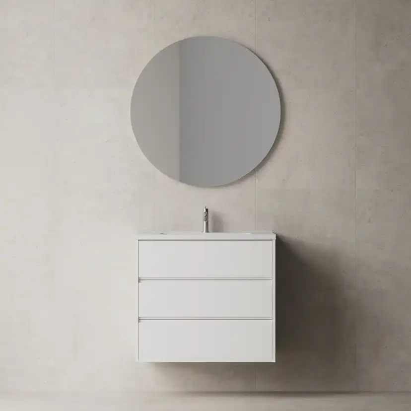 Tvättställsskåp INR Terra Grip med 3 Lådor