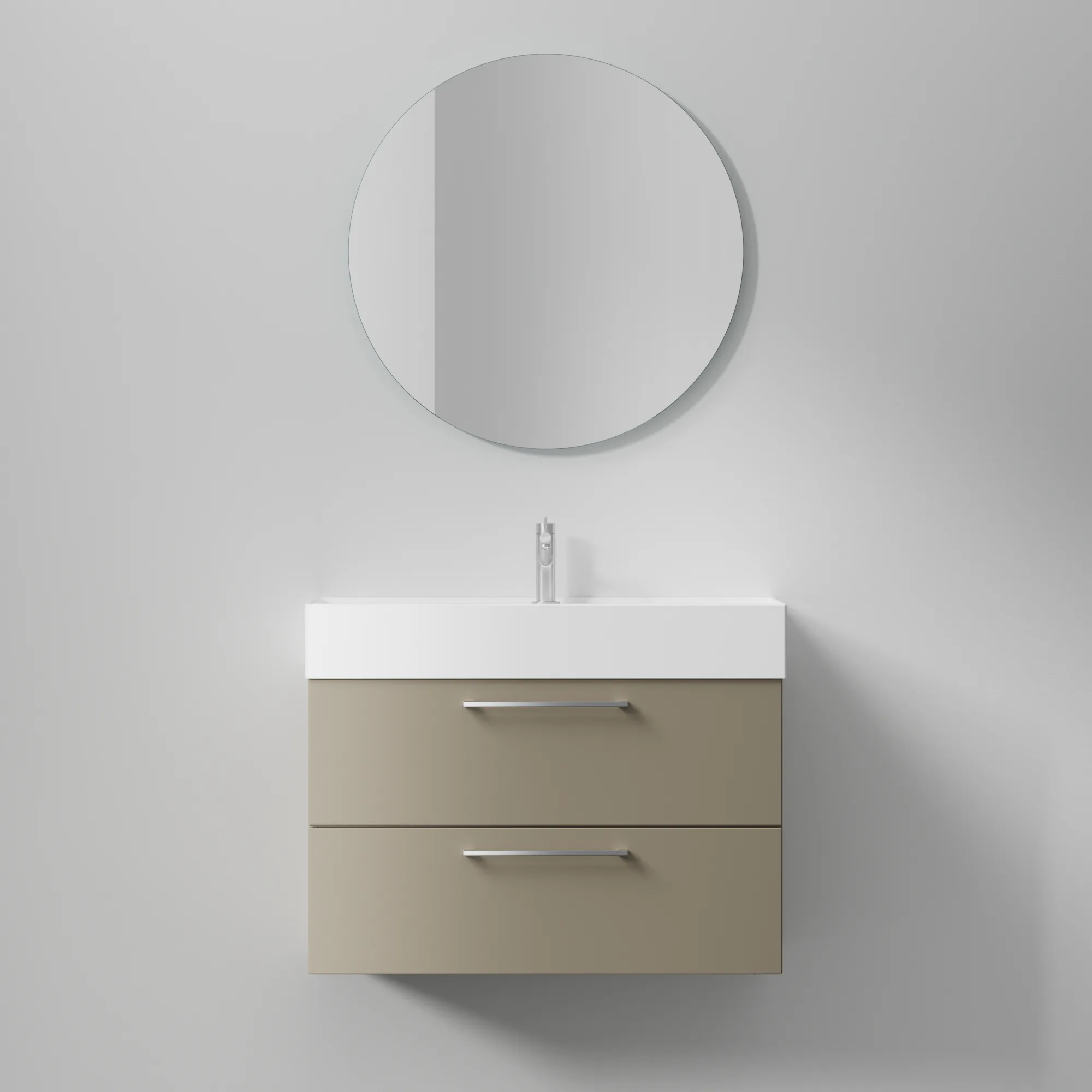 Tvättställsskåp INR Core Solid med 2 Lådor