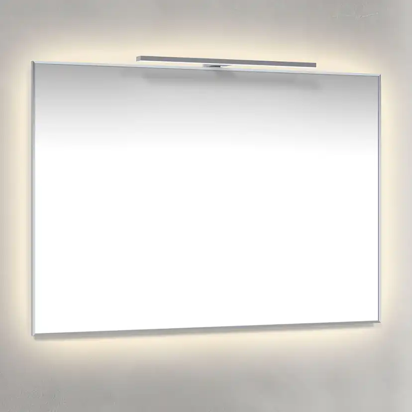 Spegel Macro Design Crown Ambilight T-belysning Med Ram