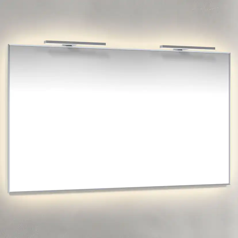Spegel Macro Design Crown Ambilight T-belysning Med Ram