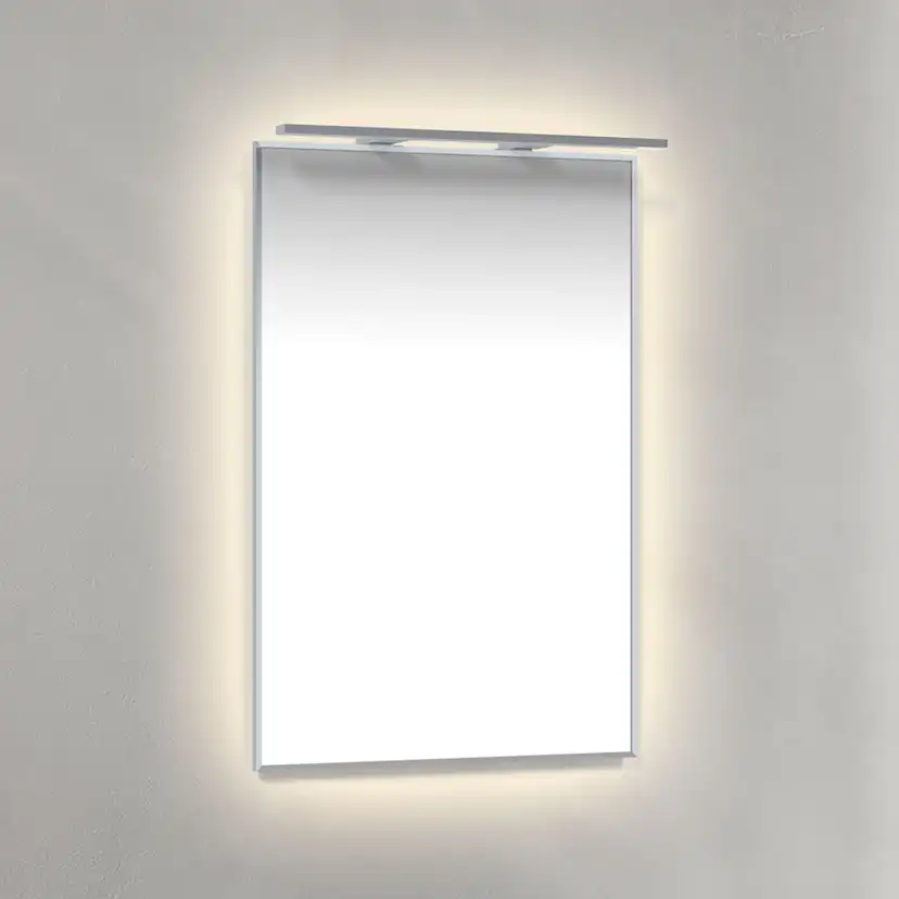 Spegel Macro Design Crown Ambilight Ramp-belysning Med Ram