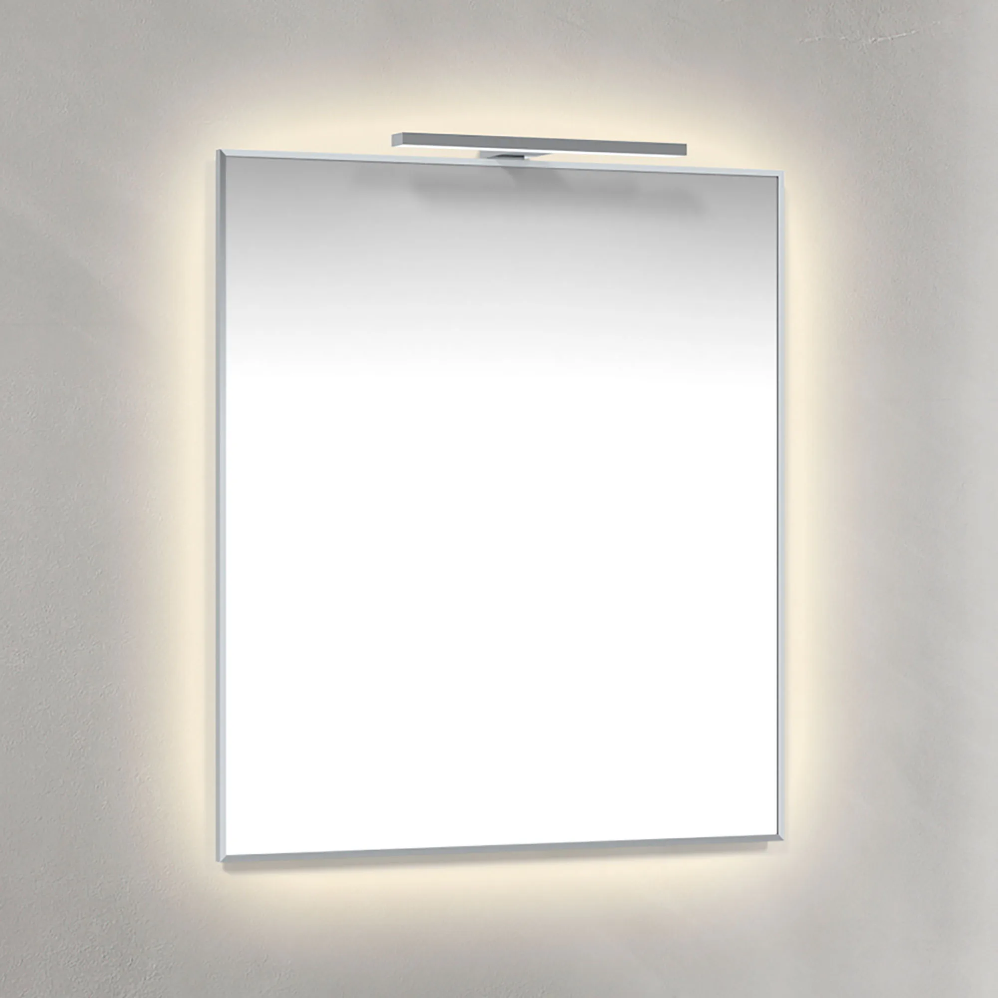 Spegel Macro Design Crown Ambilight T-belysning Med Ram