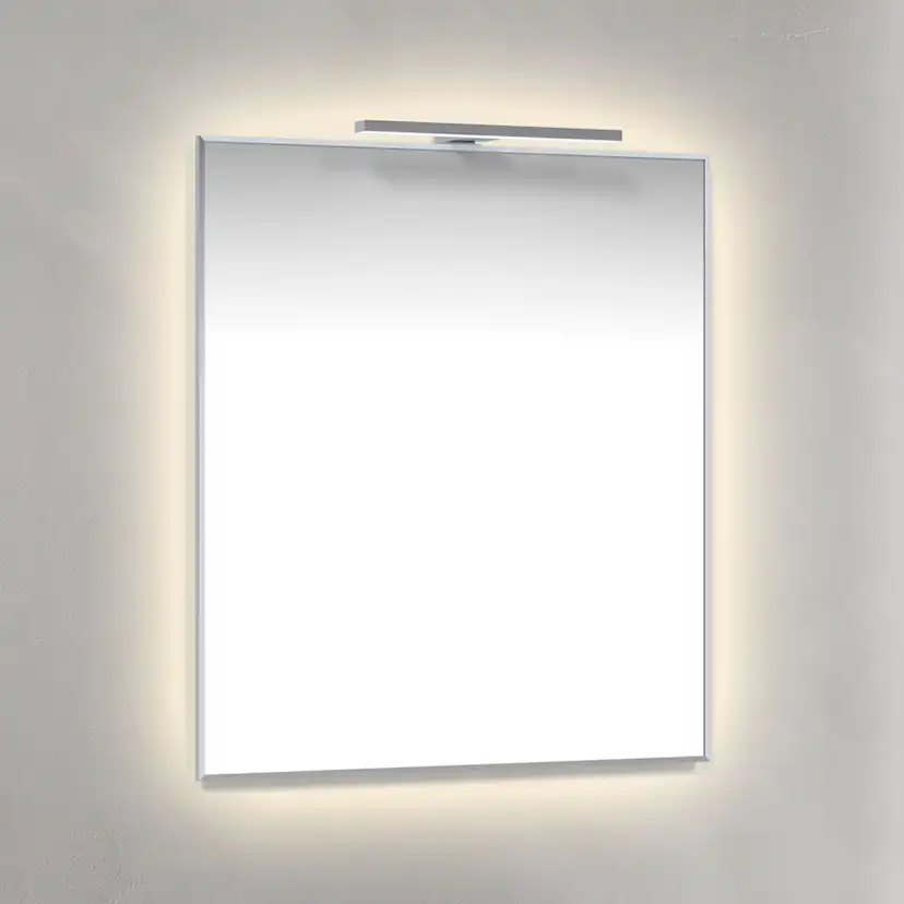 Spegel Macro Design Crown Ambilight T-belysning Med Ram
