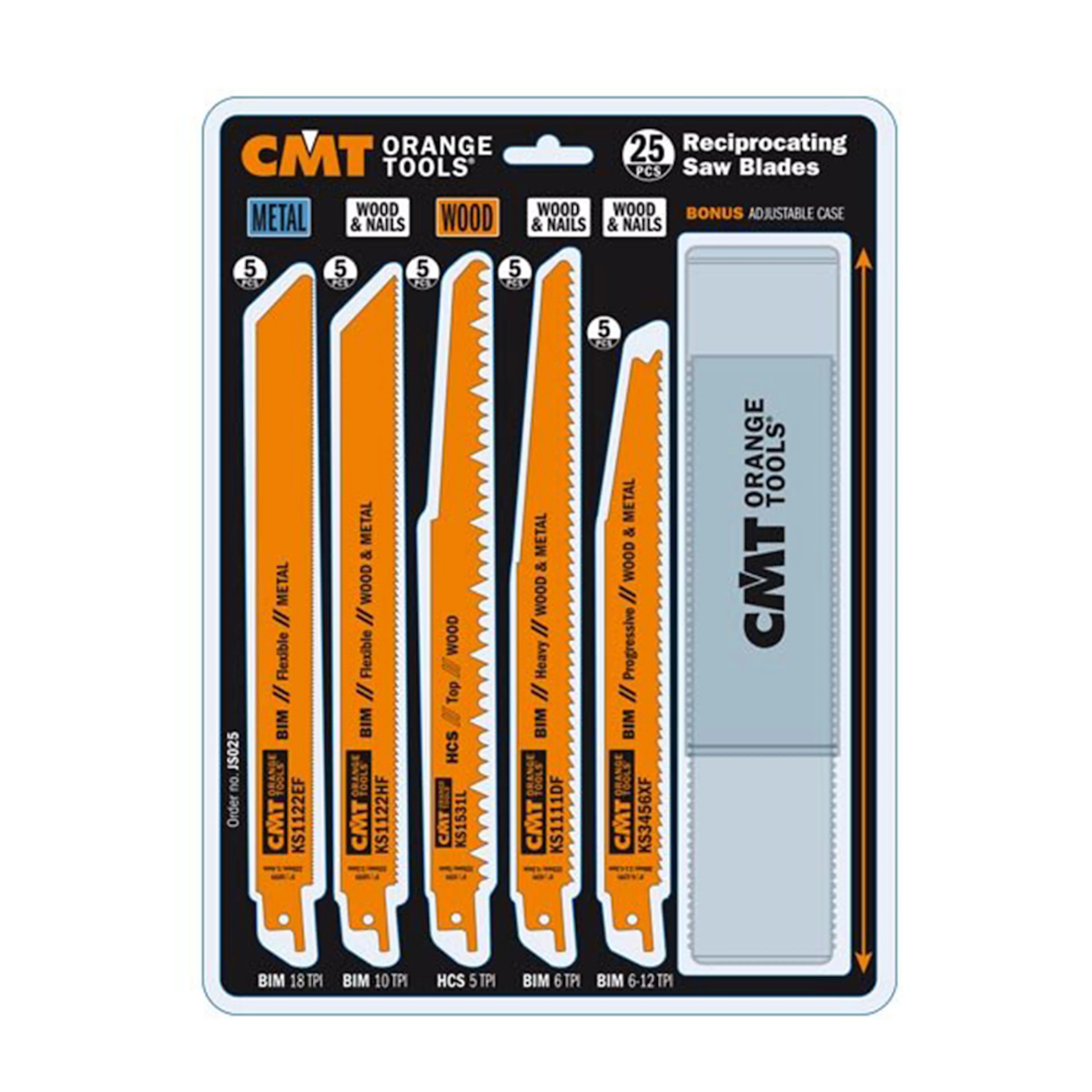 Tigersågblad CMT Orange Tools Set Trä/metall 25 st