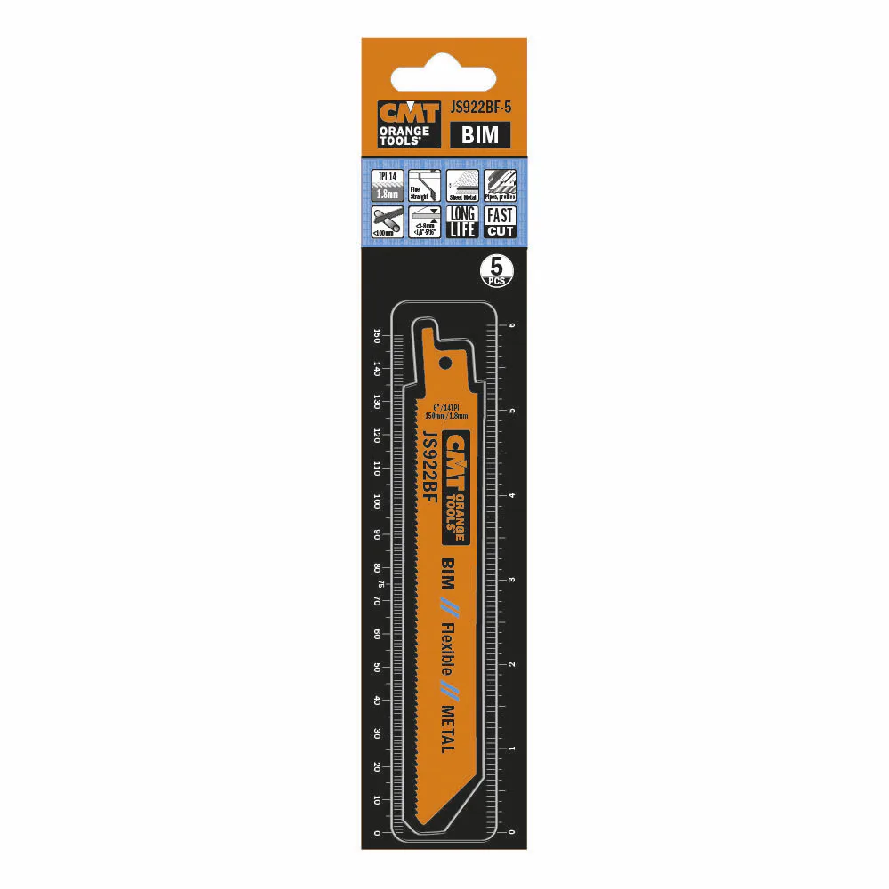 Tigersågblad CMT Orange Tools Metall 150mm BIM Flex JS922BF-5