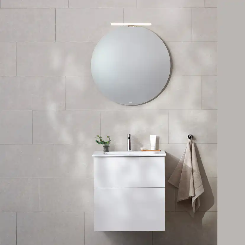 Möbelpaket Miller Badrum New York med Edge Tvättställ och Spegel