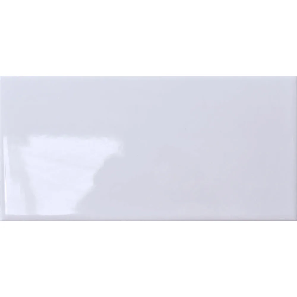 Kakel Tenfors Vit Slät Blank 7,5x15 cm