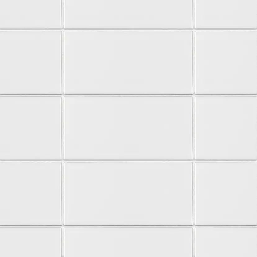 Kakel Arredo Color Blanco Liso Mate Vit 7,5x15 cm