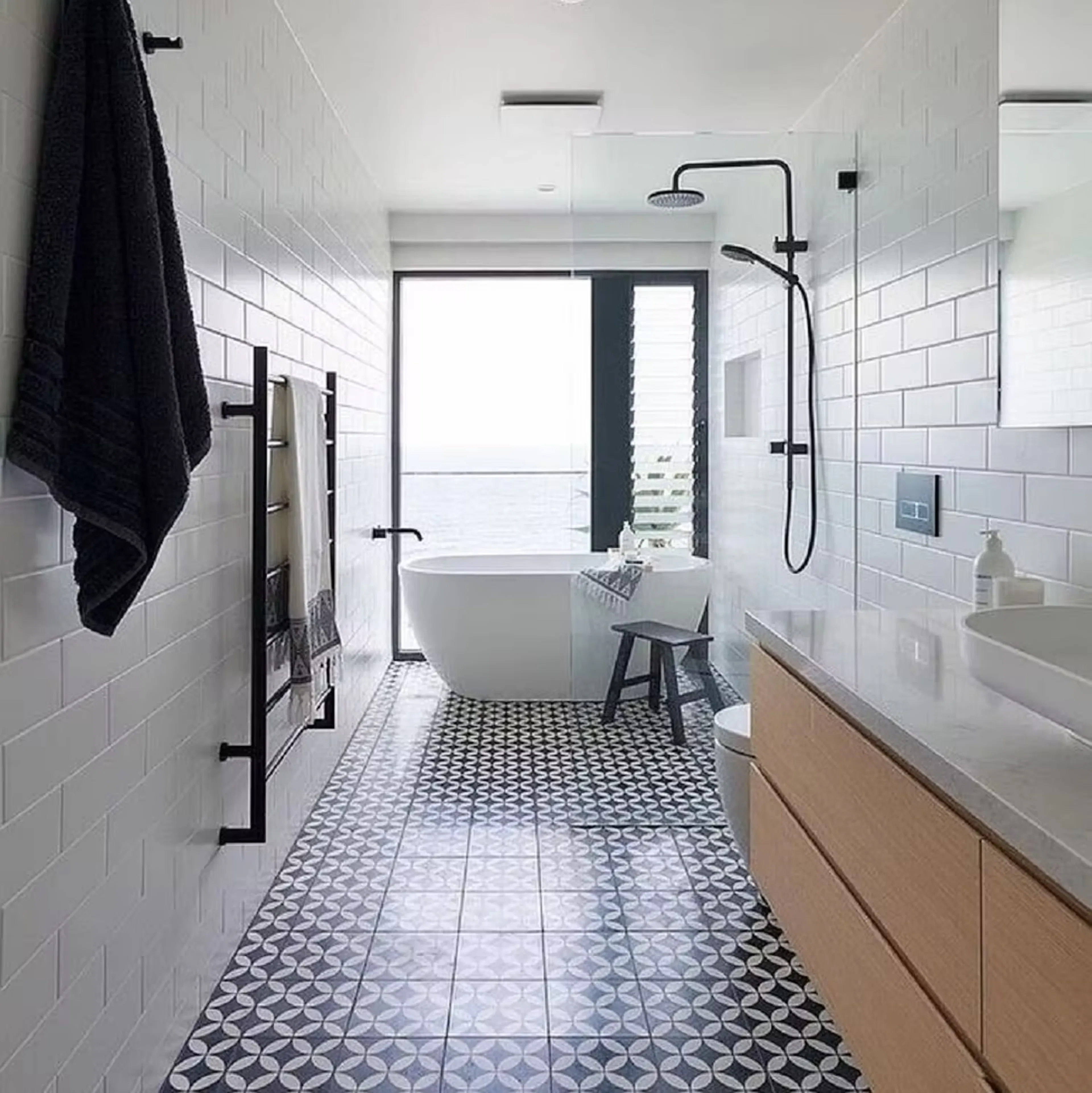 Kakel Tenfors Vit Matt 10x30 cm