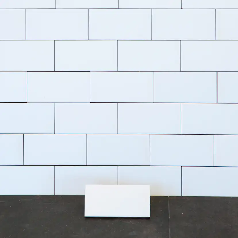 Kakel Arredo Ceramicas Vilar Albaro Vit Slät Blank 7,5x15