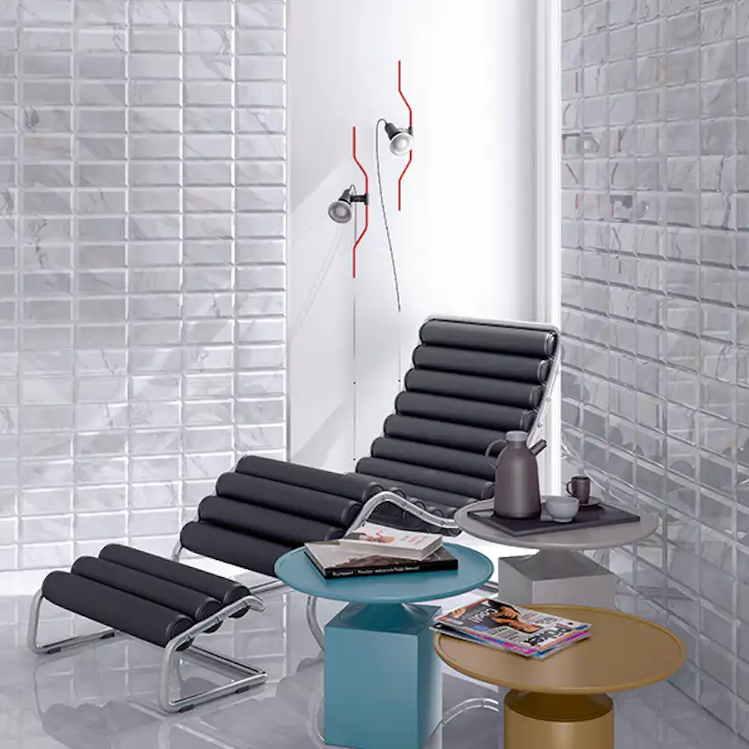 Kakel Lhådös Biselado 10x20 Marmorerad