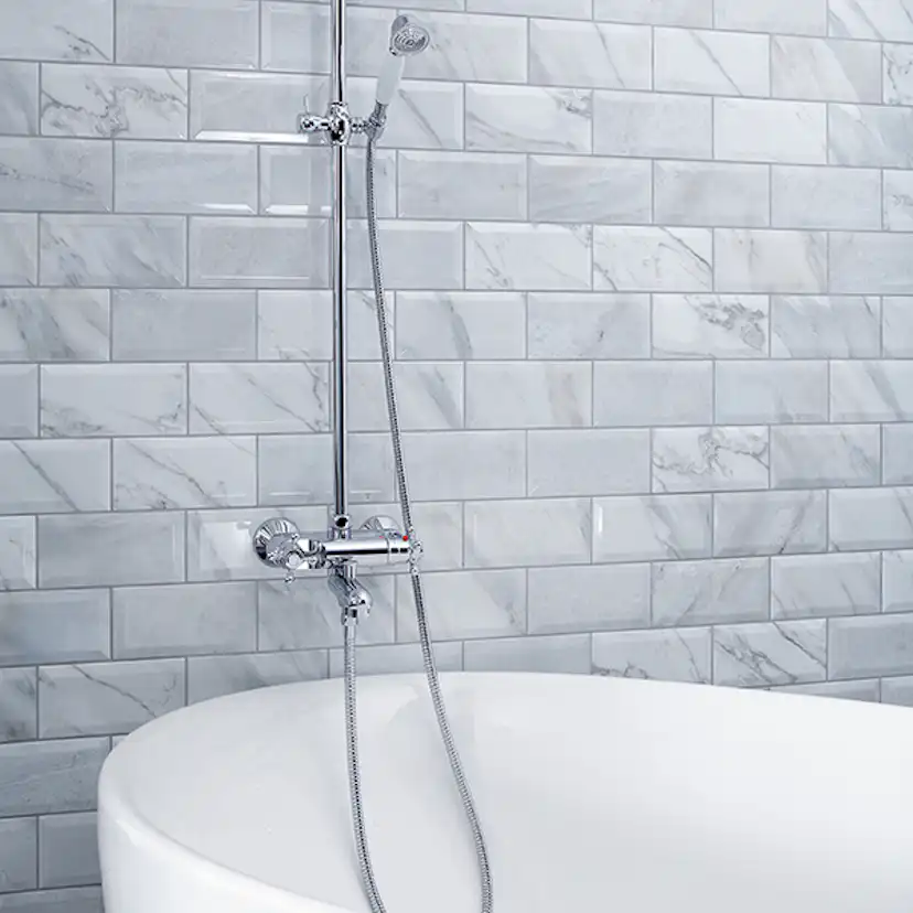 Kakel Lhådös Biselado 10x20 Marmorerad