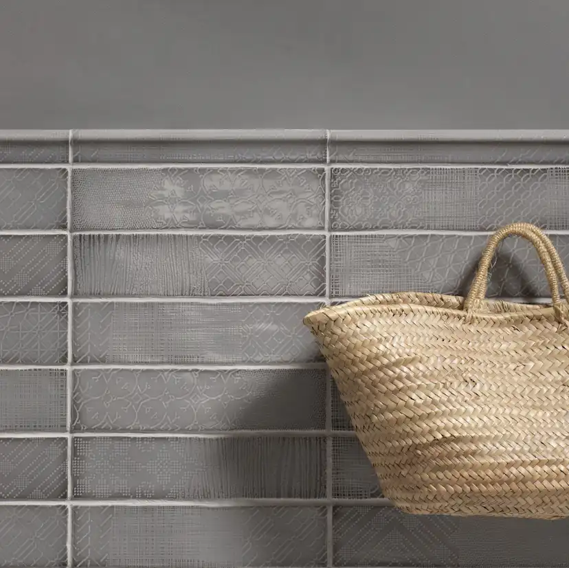 Kakel Tenfors Peronda Argila Pasadena Grå 7,5x30 cm