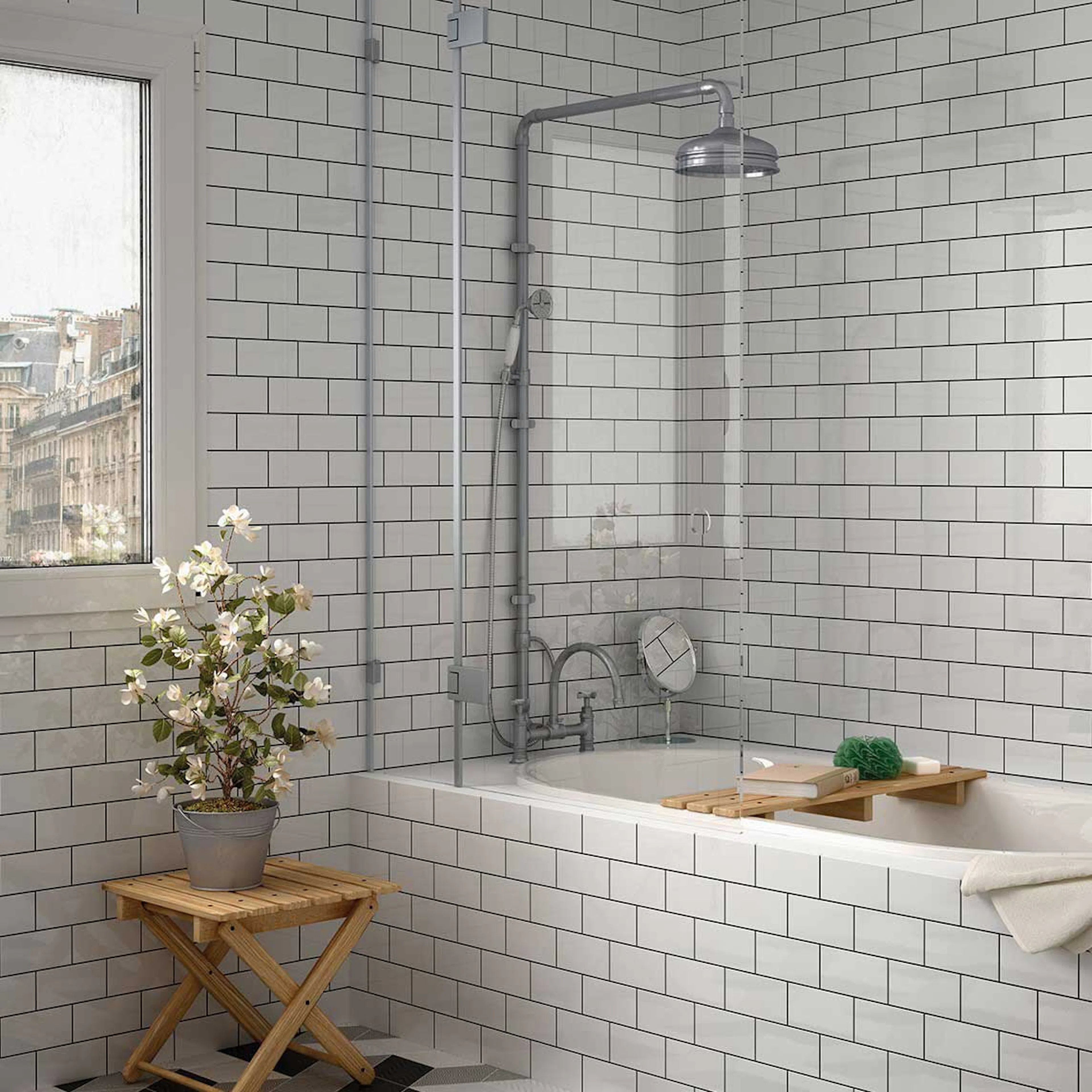 Kakel Arredo Ceramicas Vilar Albaro Vit Slät Blank 7,5x15