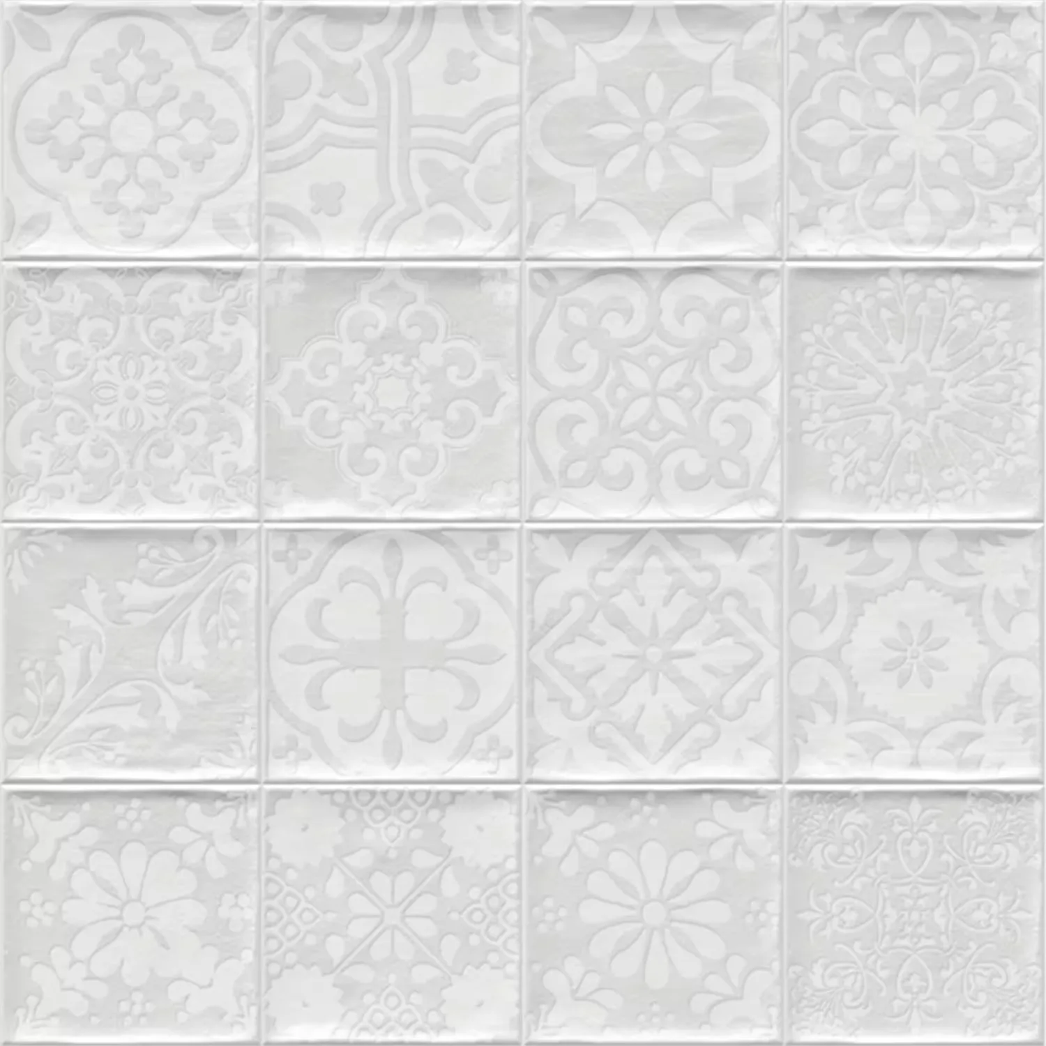 Kakel Tenfors Tamil Vit 13x13 cm