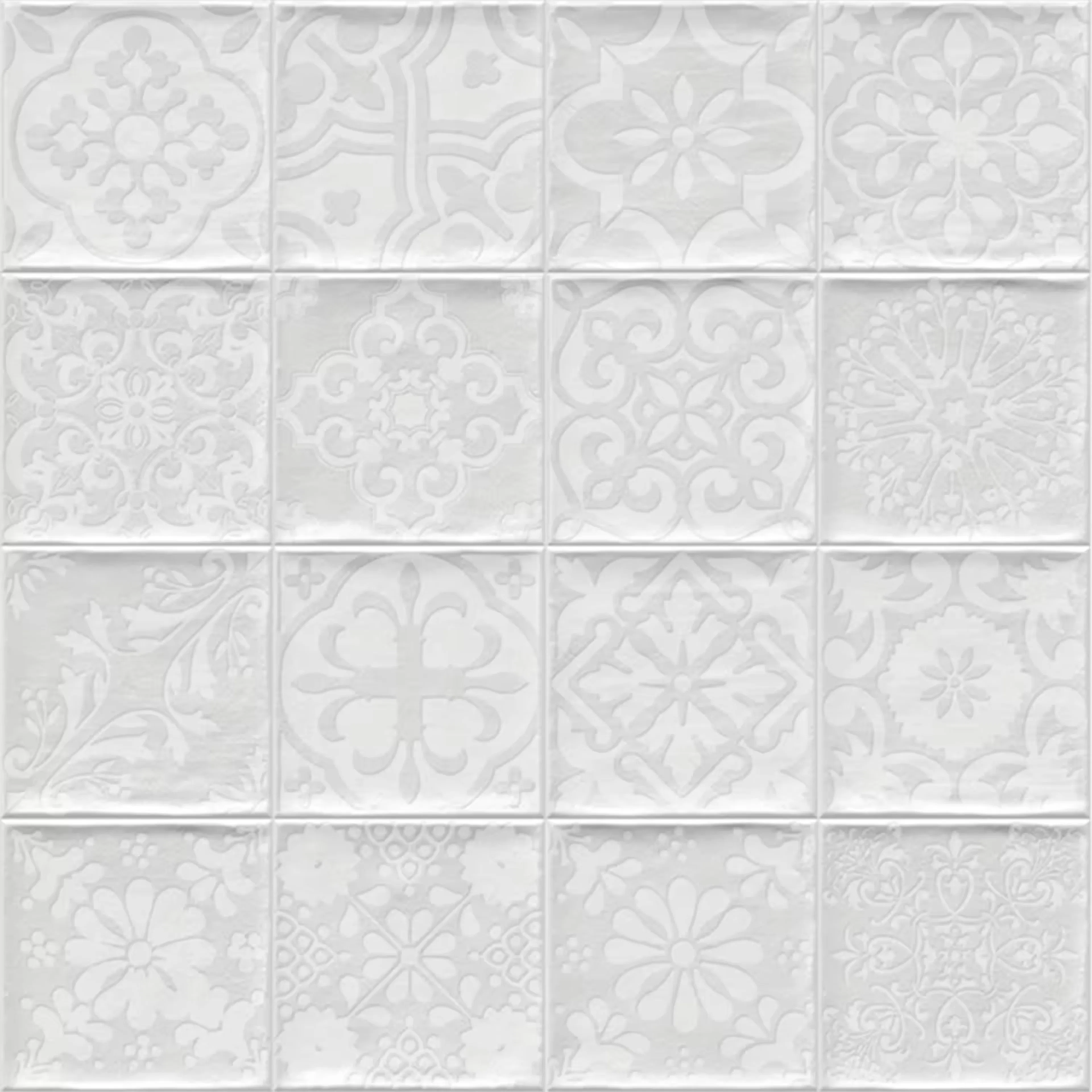 Kakel Tenfors Tamil Vit 13x13 cm