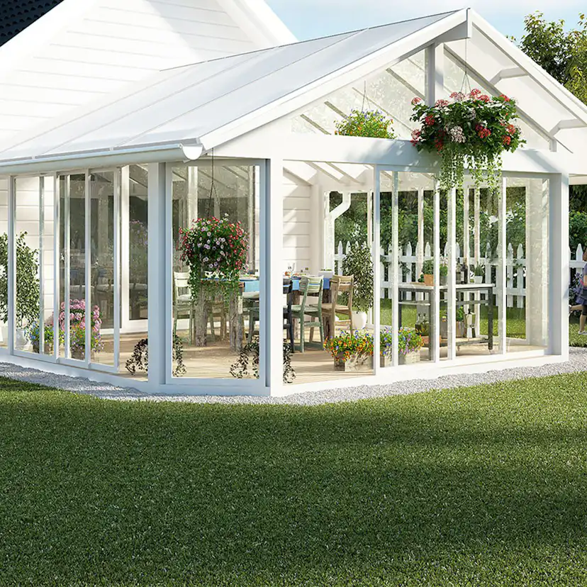 Kanalplast 16 mm Halle Isolux Opal Komplett Tak