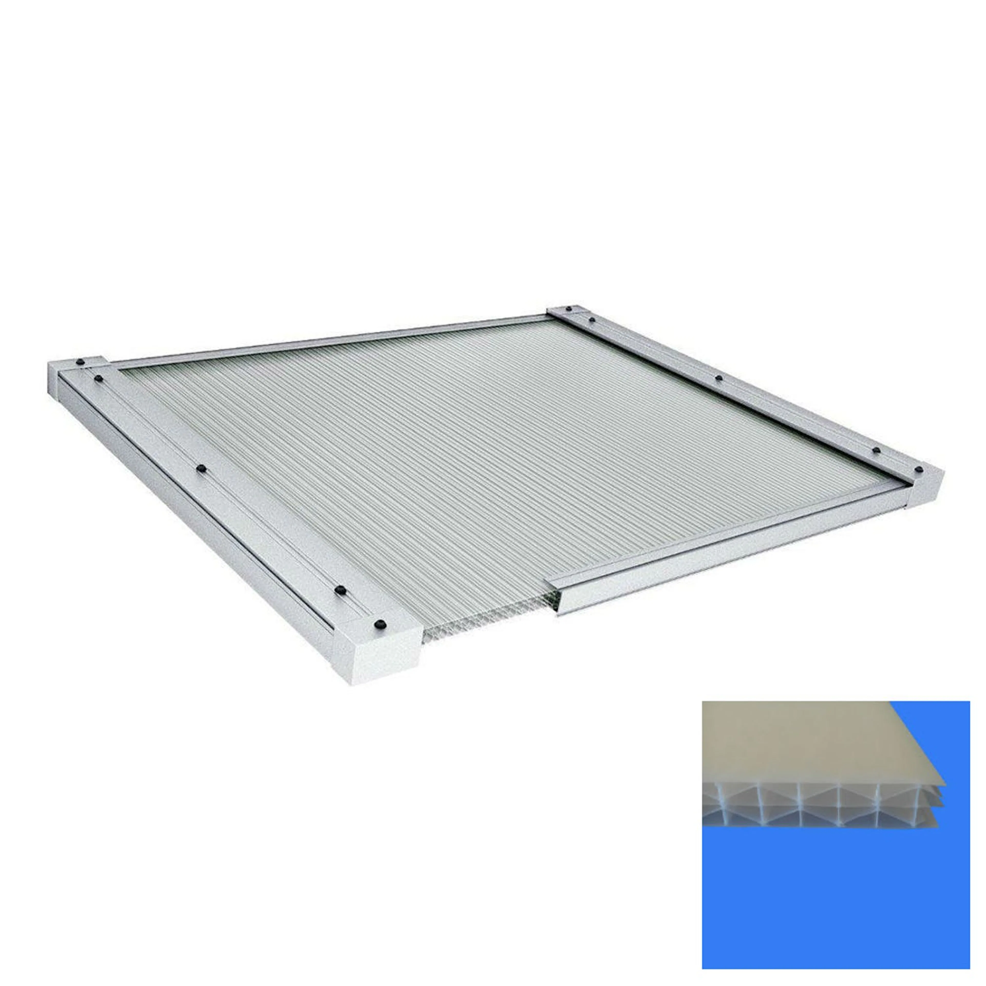 Kanalplast 16 mm Halle Isolux Opal Komplett Tak