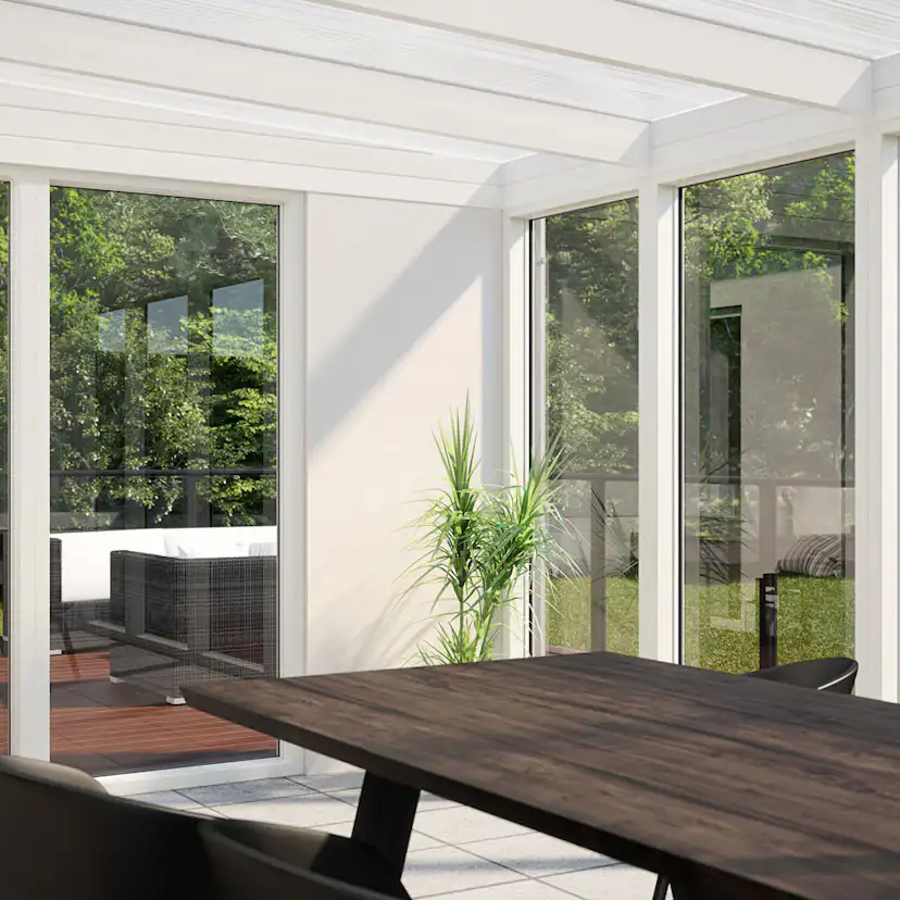 Kanalplast Plastmo TwinLite Opal Komplett Tak 16 mm