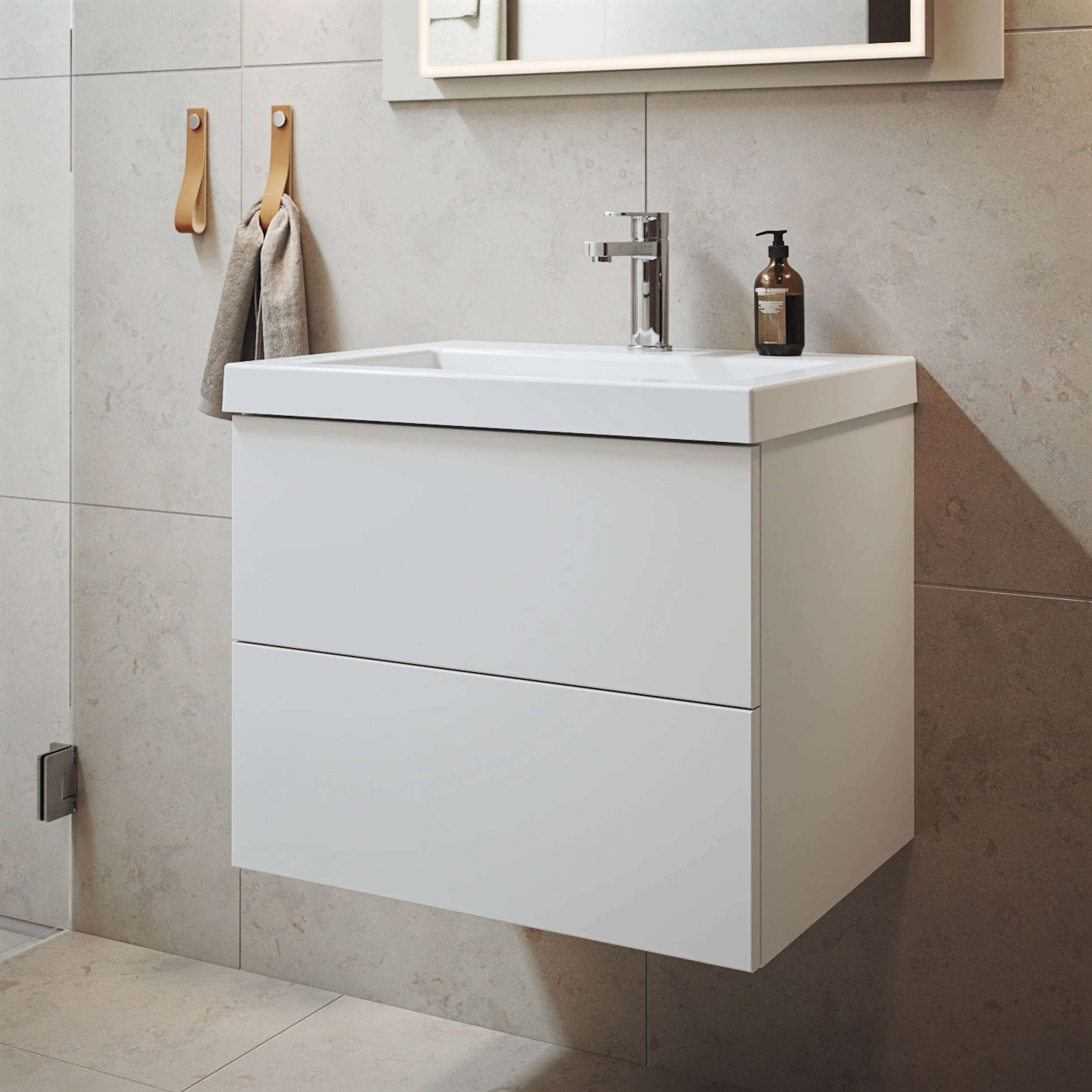 Tvättställsskåp Ballingslöv KC60SET60GB Mono med Tvättställ