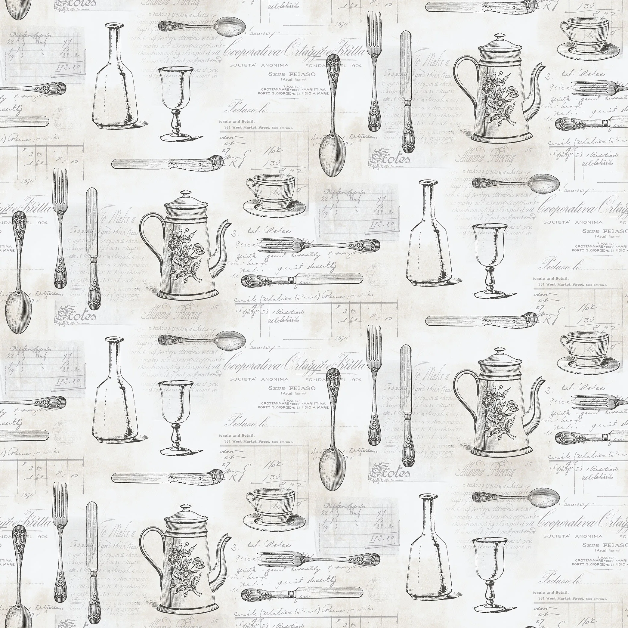 Tapet Galerie Wallcoverings Kitchen Elements KE29939