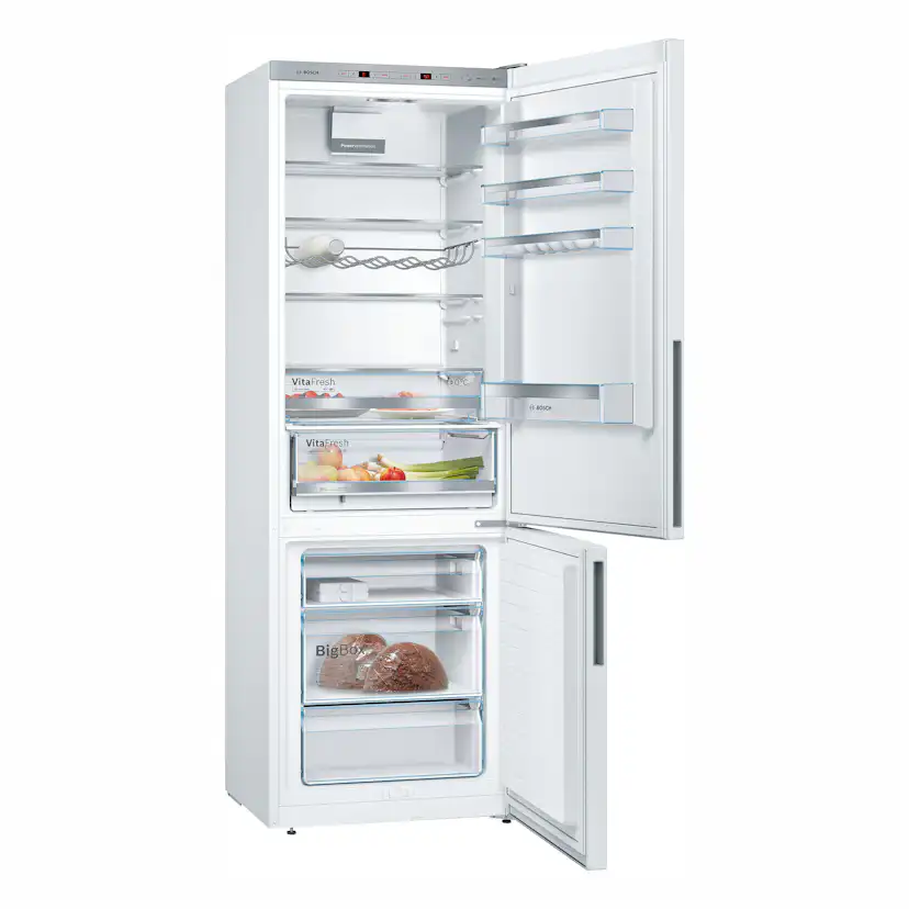 Fristående Kyl & Frys Bosch Serie 6 KGE49AWCA Vit