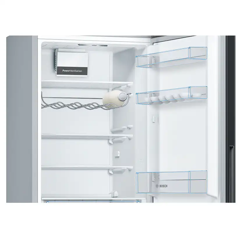 Fristående Kyl/Frys Bosch KGV36VBEAS Serie 4 Svart med LowFrost-teknik