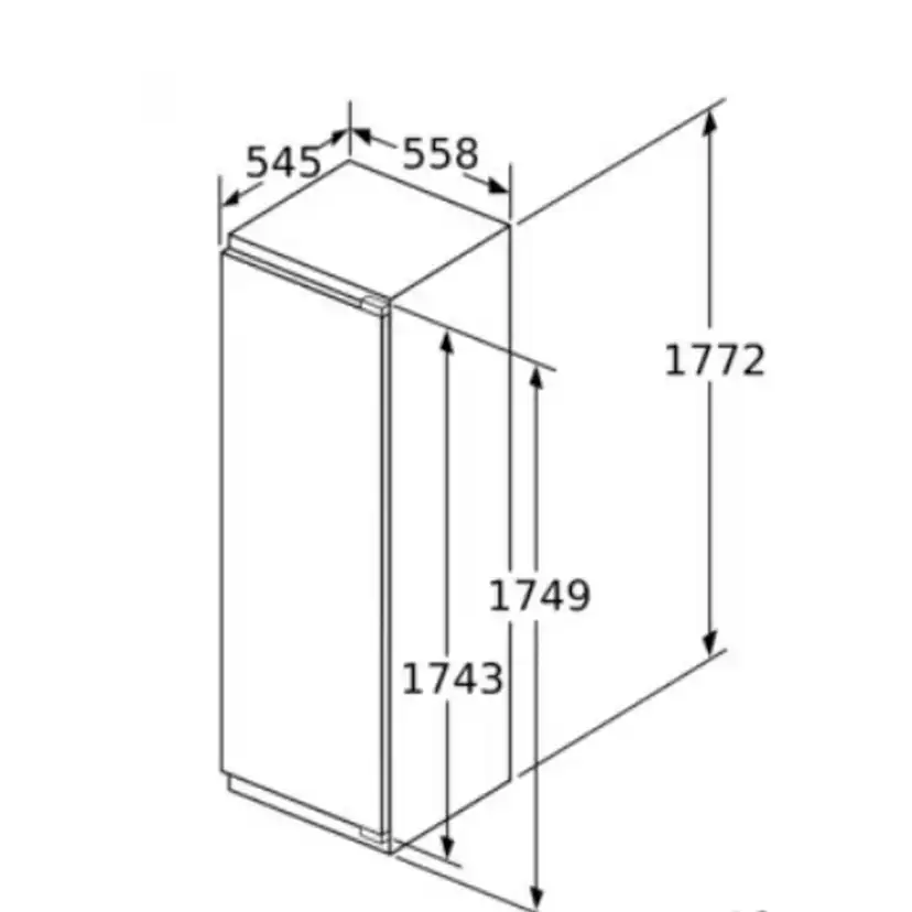 Integrerat Kylskåp Siemens iQ500 KI81RAFE1 med LED-belysning och SuperCooling-teknik